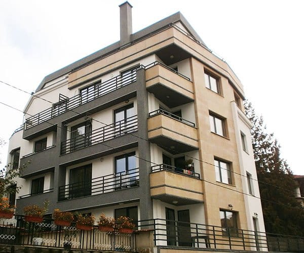 Residential building with underground garages, Geo Milev housing district