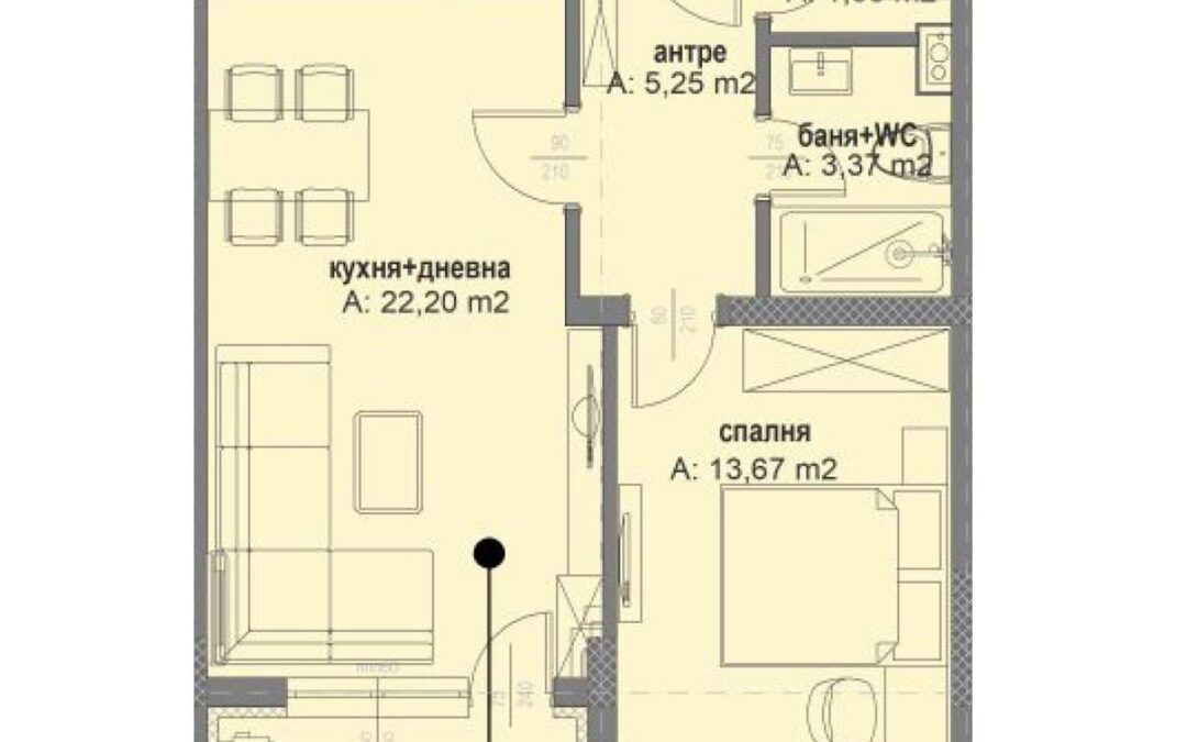 Сграда А – Етаж 6 | А603