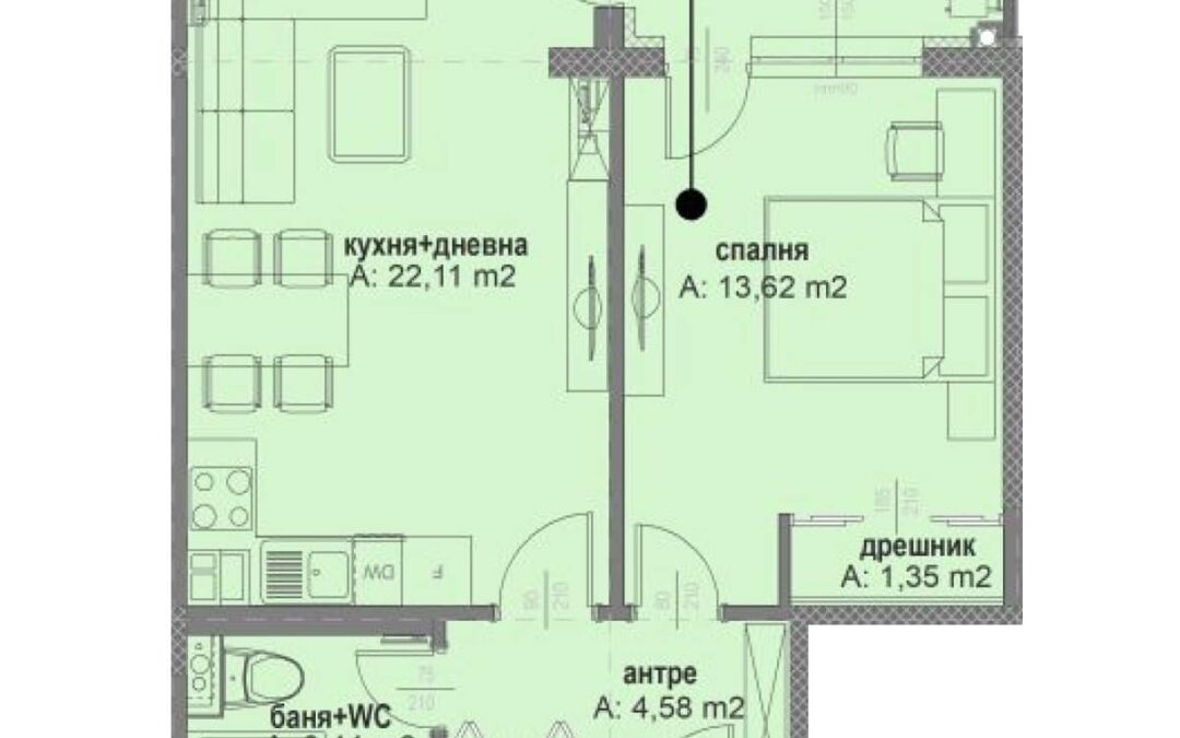 Сграда А – Етаж 5 | А505